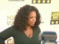 Oprah Winfrey at 19th Annual Critics' Choice Movie Awards - Arrivals Stock Footage