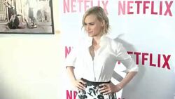 Taylor Schilling at 'Orange Is The New Black' FYC Screening Stock Footage