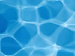 Clean water with refraction effect. PAL Stock Footage