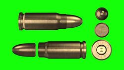 Bullet Return. Luma matte Stock Footage