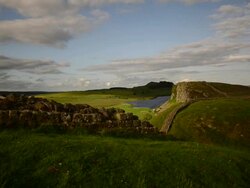 TIME LAPSE: General Views of Hadrians Wall Stock Footage