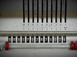 Counting Machine Stock Footage