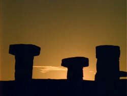 MS Mayan ruins at dusk, Panama. Stock Footage