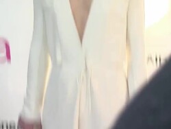 Claire Danes at the 19th Annual Elton John AIDS Foundation Academy Awards Viewing Party at West Hollywood CA. (Footage by WireImage Video/GettyImages) Stock Footage