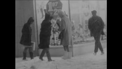 CAN708 STREET SCENES AND SLOW TRAFFIC AS HEAVY SNOW FALLS IN VIRGINIA Instructional Video