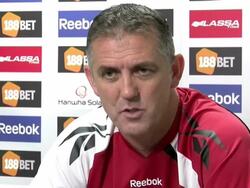 Interview Owen Coyle, Bolton Manager Stock Footage