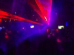 HD Dancing in the Disco Lights Stock Footage