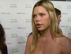 INTERVIEW: Sophie Monk on what brings her out, social media, who she would like to add to her social circle and looking forward to seeing Usher perform (Footage by WireImage Video/Getty Images Entertainment Video) Stock Footage