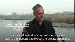 Greens promise 'most globally ambitious' deal to tackle climate emergency News Clip