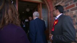 Jeremy Corbyn Campaigning in Warrington News Clip