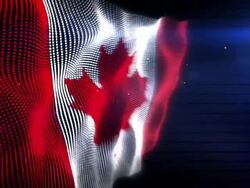 The Canadian Flag - Background Loop (Full HD) Stock Footage