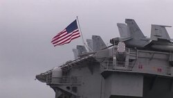 VOICED : Corea del Norte promete respuesta a despliegue naval de EEUU News Clip