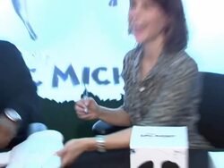 Kyle Massey, Jennifer Grey and fans Stock Footage