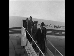SYND 22 8 67 KING HUSSEIN OF JORDAN VISITS KING HASSAN OF MOROCCO Instructional Video