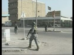 WRAP Security crackdown, gunfire, Irq troops warplane, ambulances, hospital Instructional Video