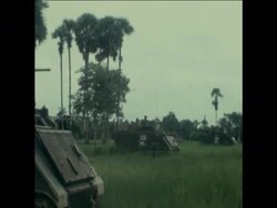 SYND 13-11-73 CLEARING UP REBELS NEAR PHNOM PENH, OPERATION BAKOU Instructional Video
