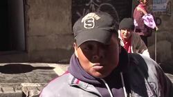 VOICED : Violenta manifestacion de discapacitados en Bolivia News Clip