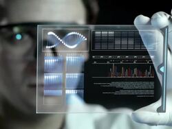 Examining the DNA. Stock Footage