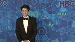 Iwan Rheon at the HBO's Post Emmy Awards Reception - Arrivals Stock Footage