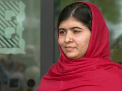 Malala Yousafzai library speech pt1 News Clip