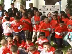 Los Angeles Youth To Receive Innovative AmberWatch Child Abduction Tool Stock Footage