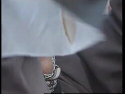 Funerals of two Palestinians killed the day before by Israelis. News Clip