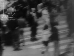 Monday, August 26, 1968 Prague citizens watch tanks go by and mourn the dead. Stock Footage