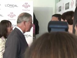 HRH Prince Charles The Prince of Wales at the The Prince's Trust Celebrate Success Awards Arrivals at London England. (Footage by WireImage Video/GettyImages) Stock Footage