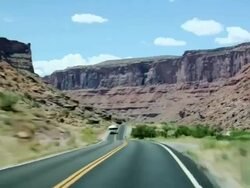Driving Through Scenic Views #04 Stock Footage