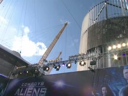 Atmosphere at the Cowboys & Aliens UK Premiere at London England. (Footage by WireImage Video/Getty Images Entertainment Video) Stock Footage