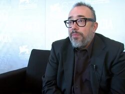 INTERVIEW (Spanish) Alex de la Iglesia on what kind of film it is. at the Balade Triste de Trompeta Interviews: 67th Venice Film Festival at Venice . (Footage by WireImage Video/GettyImages) Stock Footage
