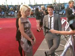 Danielle Harold at the Cowboys & Aliens UK Premiere at London England. (Footage by WireImage Video/Getty Images Entertainment Video) Stock Footage