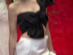 Gwen Stefani at "PUNK: Chaos To Couture" Costume Institute Gala Stock Footage