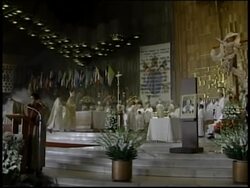 Mass in honour of new pope News Clip