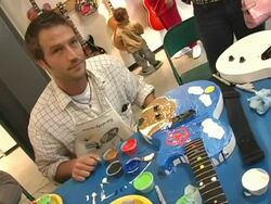 Gibson Guitar 'Paint For PEP' Charity Event Stock Footage