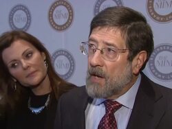 INTERVIEW - James D. Steinberg talks about why Stephen Adly Guirgis was chosen for the award at Harold And Mimi Steinberg Charitable Trust Hosts 2014 Steinberg Playwright Awards Stock Footage