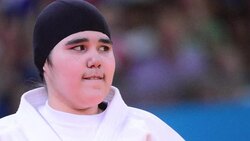 CLEAN: Olympics: Saudi woman's historic bow over in 82 seconds News Clip