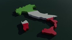 Italy 3D animation Stock Footage