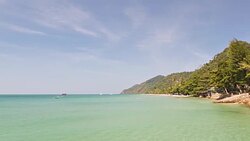 The island beach Stock Footage