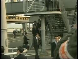 Taiwan's ex premier arrives Japan News Clip