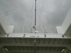 MS TD Flags to cars parked on ferry / Cortes, British Columbia, Canada   Stock Footage