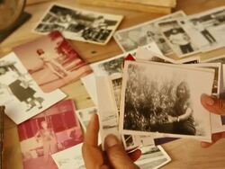 vintage photos Stock Footage