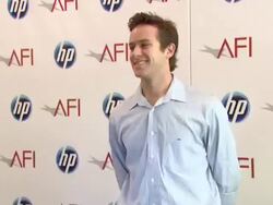 Armie Hammer at the 2010 AFI Awards at Los Angeles CA. (Footage by WireImage Video/GettyImages) Stock Footage