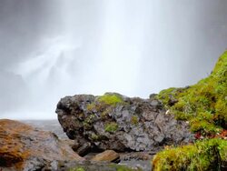 HD bottom of waterfall Stock Footage