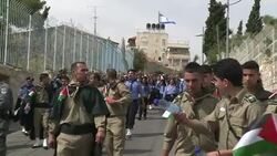 CLEAN : Christians mark Palm Sunday in Jerusalem News Clip