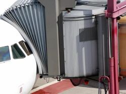 Airplane at the Gate Stock Footage