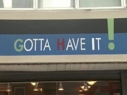 ATMOSPHERE: signage at Gotta Have Rock and Roll's The Rock & Roll Pop Culture Auction Stock Footage