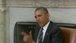 Obama applauds agreement on eliminating Syria's chemical weapons News Clip