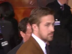 Ryan Gosling, Donna Gosling at Gangster Squad Los Angeles Premiereon 1/7/2013 in Hollywood, CA.(Footage by WireImage Video/Getty Images Entertainment Video) Stock Footage