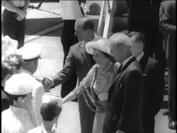 1962 Visit to Hawaii by Queen Elizabeth II Stock Footage